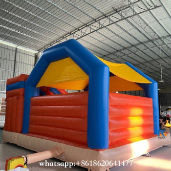 Bluey-Themed Inflatable Slide Bounce House       inflatable castle