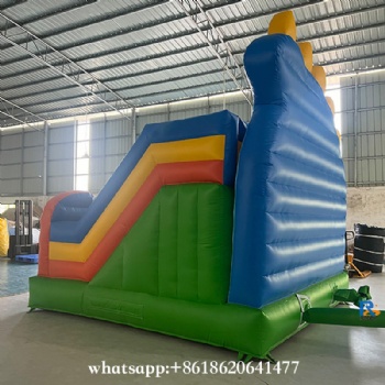 Dinosaur Jungle Inflatable Bounce House   with slide      inflatable air castle