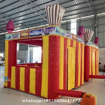 Inflatable Fun Food Booth     advertising inflatables