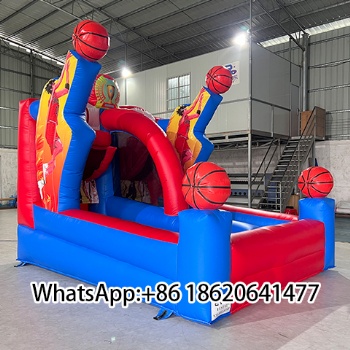 Inflatable Basketball Bounce House: Double - Hoop Fun for Kids