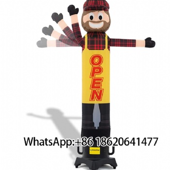 Inflatable Dancing Man: Eye - catching 'OPEN' Promotion Buddy