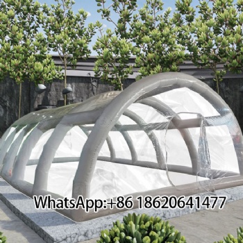 Inflatable Transparent Arched Enclosure: Weatherproof Your Outdoor Oasis