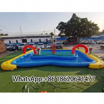 Giant Inflatable Water Park for Backyard Fun – Outdoor Play Center