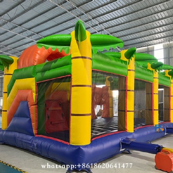 Jungle Tiger Inflatable Bounce House     inflatable bounce house     bouncy castle