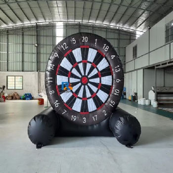 soccer dart inflatable sport game with verlcro ball