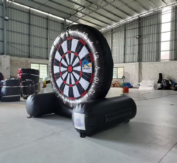 soccer dart inflatable sport game with verlcro ball