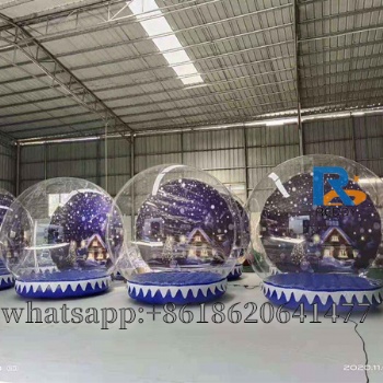 Christmas inflatable snow globe for sale