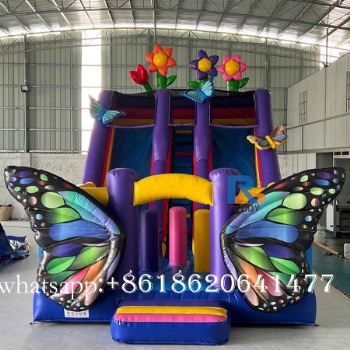 Butterfly inflatable slide for sale