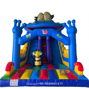 frog inflatable slide bouncer for sale