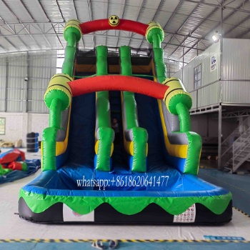 inflatable bouncer with water slide