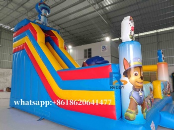 castle inflatable slide