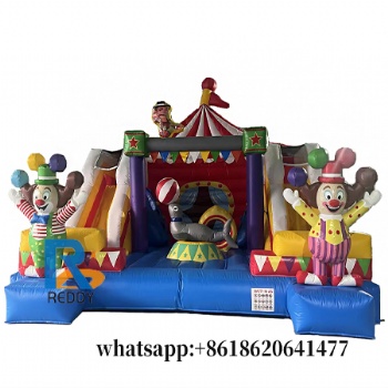 inflatable clown bouncy castle