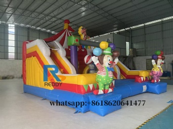 inflatable clown bouncy castle